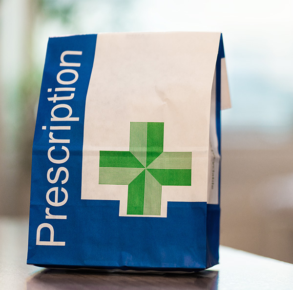 Image of a prescription packet